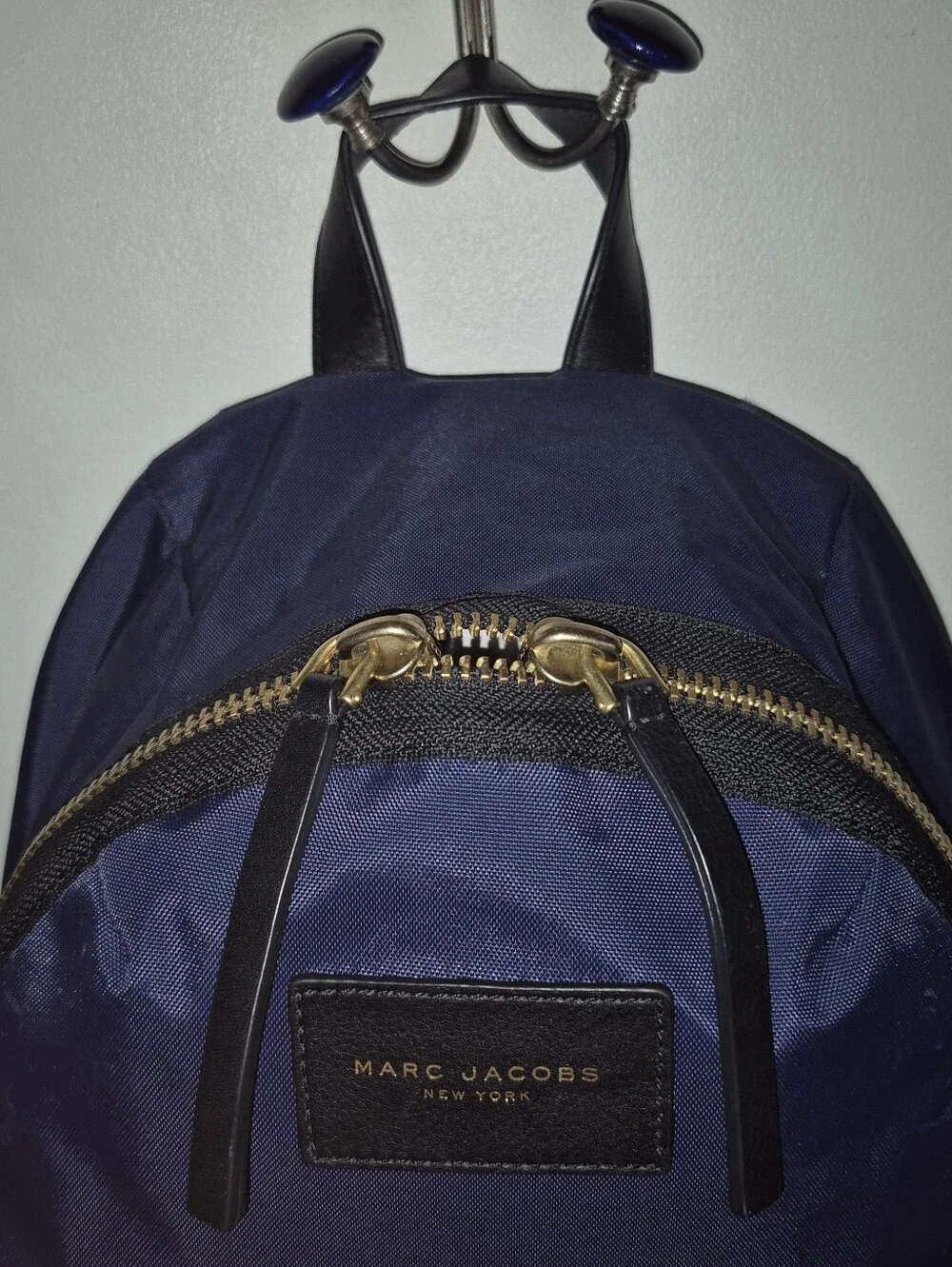 Marc Jacobs Biker Nylon Backpack Midnight Blue
